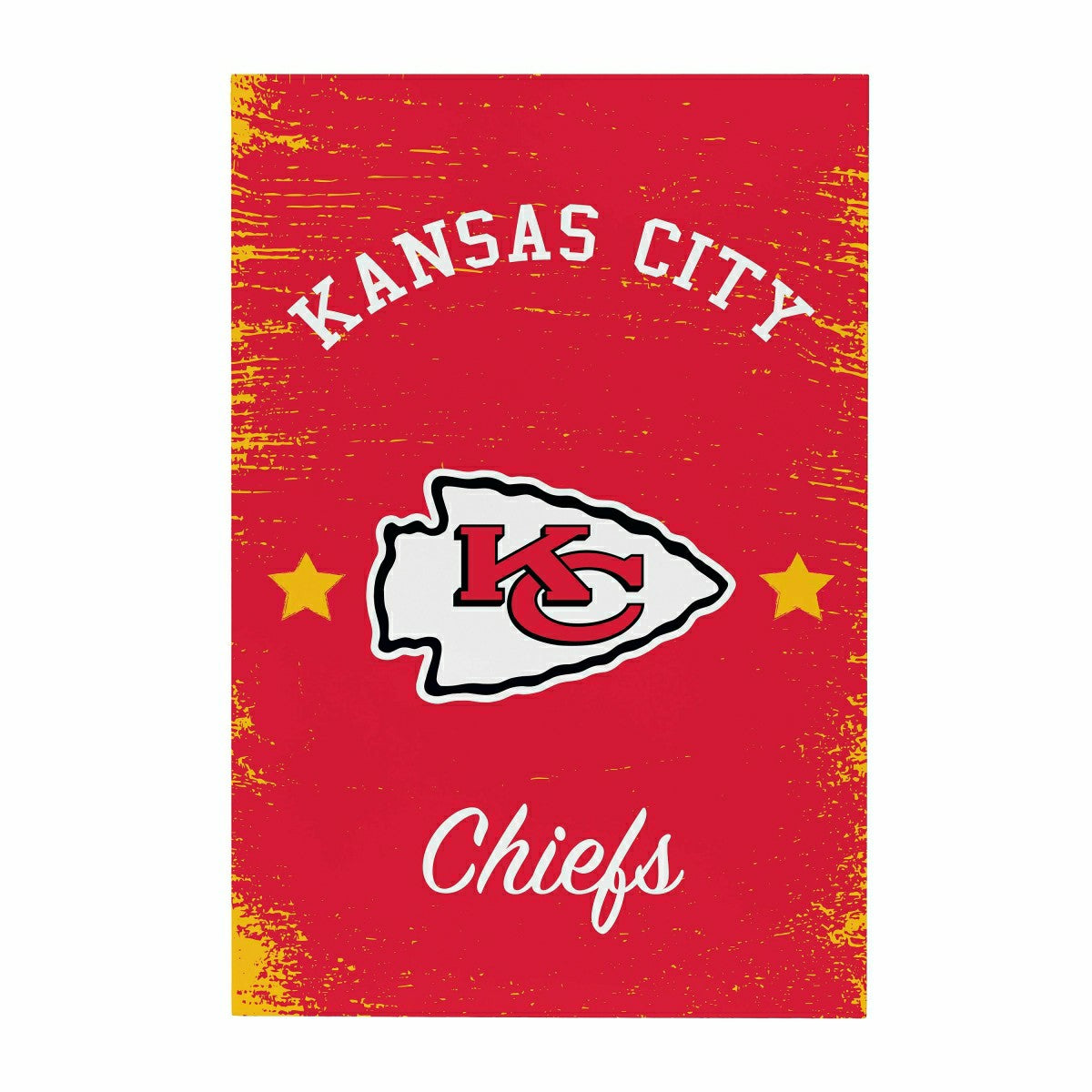 Kansas City Chiefs Wood Wall Sign, 16x24 - NFL Home