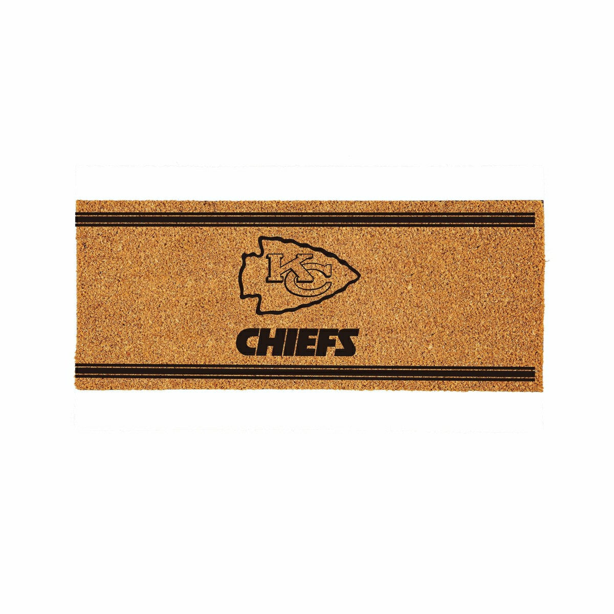 Kansas City Chiefs Extra Large One Color Coir Mat, 60"x24" - NFL