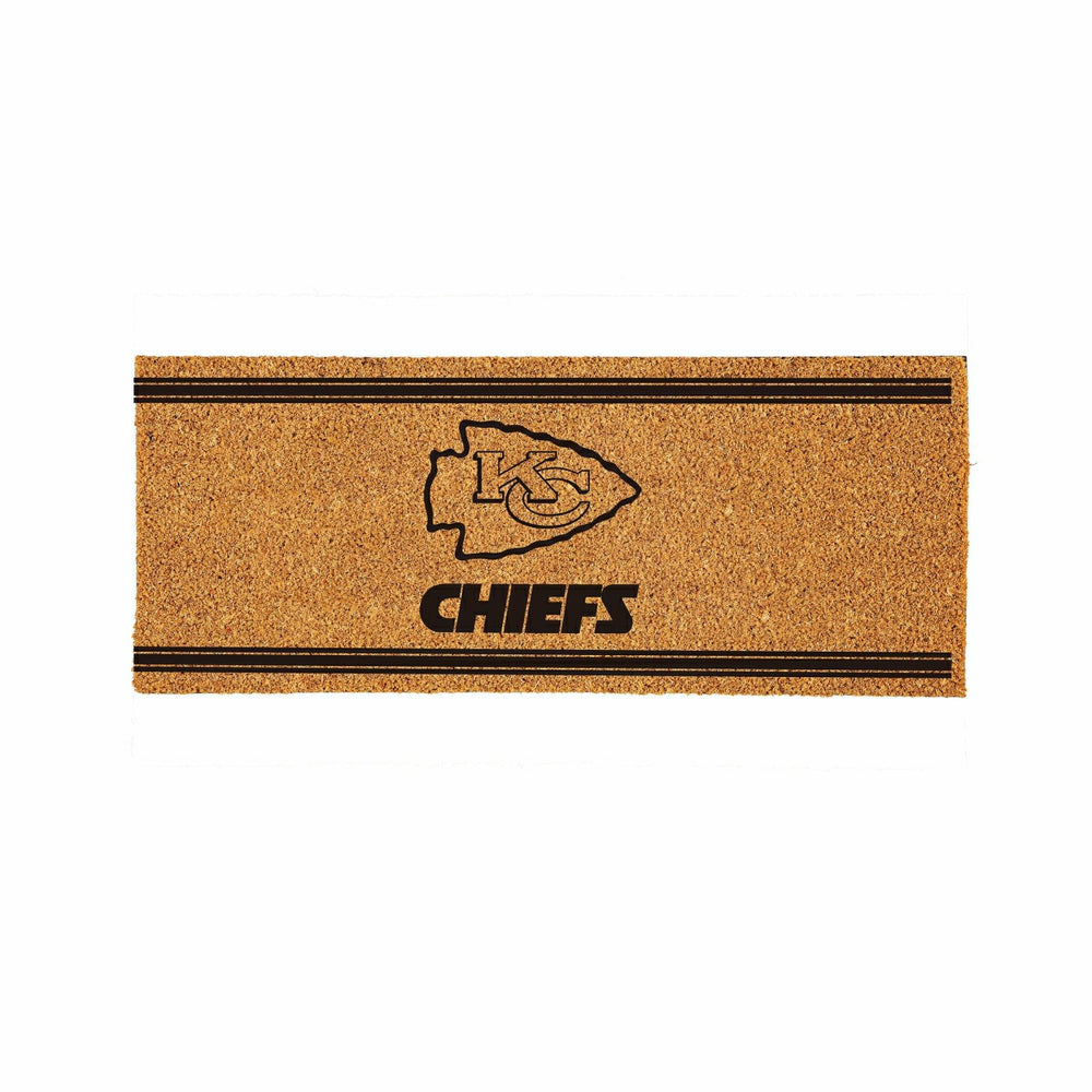 Kansas City Chiefs Extra Large One Color Coir Mat, 60"x24" - NFL