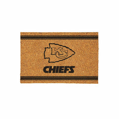 Kansas City Chiefs Large One Color Coir Mat, 36"x24" - NFL
