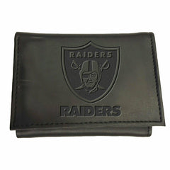 Las Vegas Raiders, Tri-Fold Wallet, Black - NFL Home