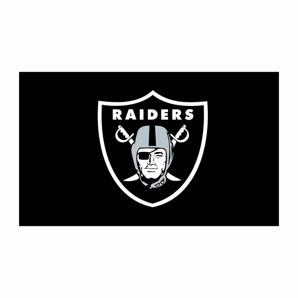 Full Color PVC Mat, 16" x 28", Las Vegas Raiders - NFL
