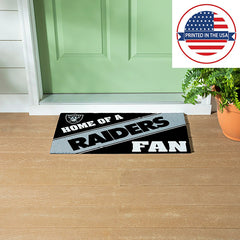 Oakland Raiders, PVC Mat COLOR, Home of a Fan - NFL