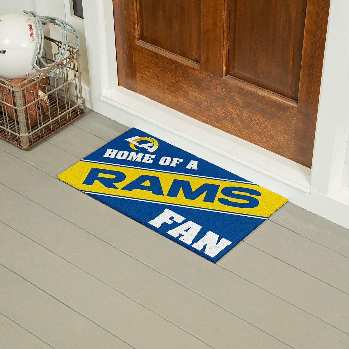 Los Angeles Rams, PVC Mat COLOR, Home of a Fan - NFL