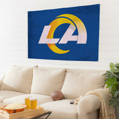 Los Angeles Rams Single Sided Flag with 2 Grommets, 3'x5' - NFL Home