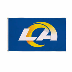 Los Angeles Rams Single Sided Flag with 2 Grommets, 3'x5' - NFL Home