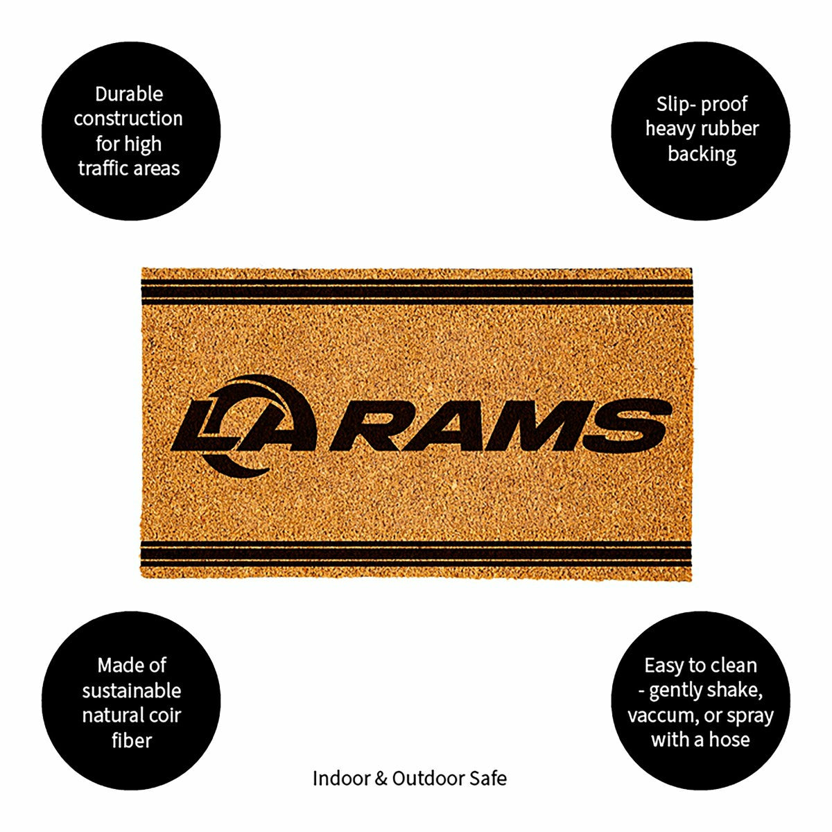 Los Angeles Rams, Coir Mat 1C - NFL