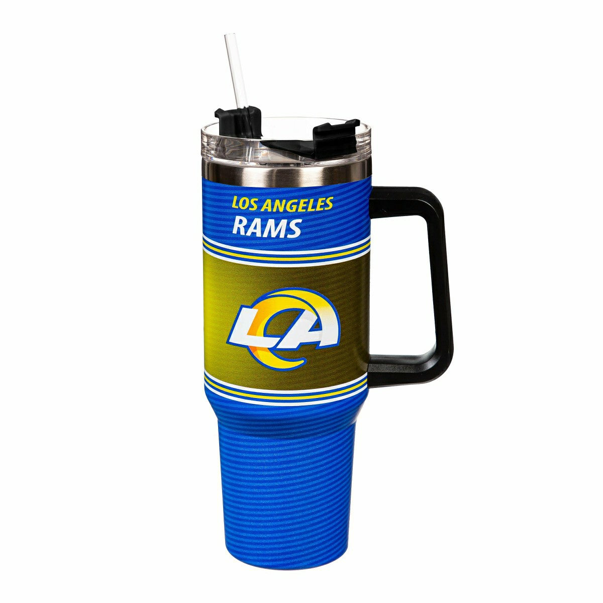 40oz Stainless Steel Canyon Cup w/ Straw, Los Angeles Rams - NFL Home