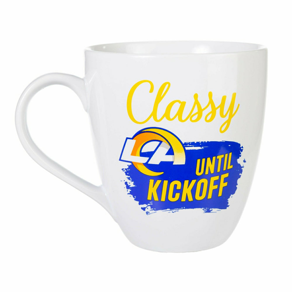 Los Angeles Rams, Ceramic Cup O'Java 17oz Gift Set - NFL Home