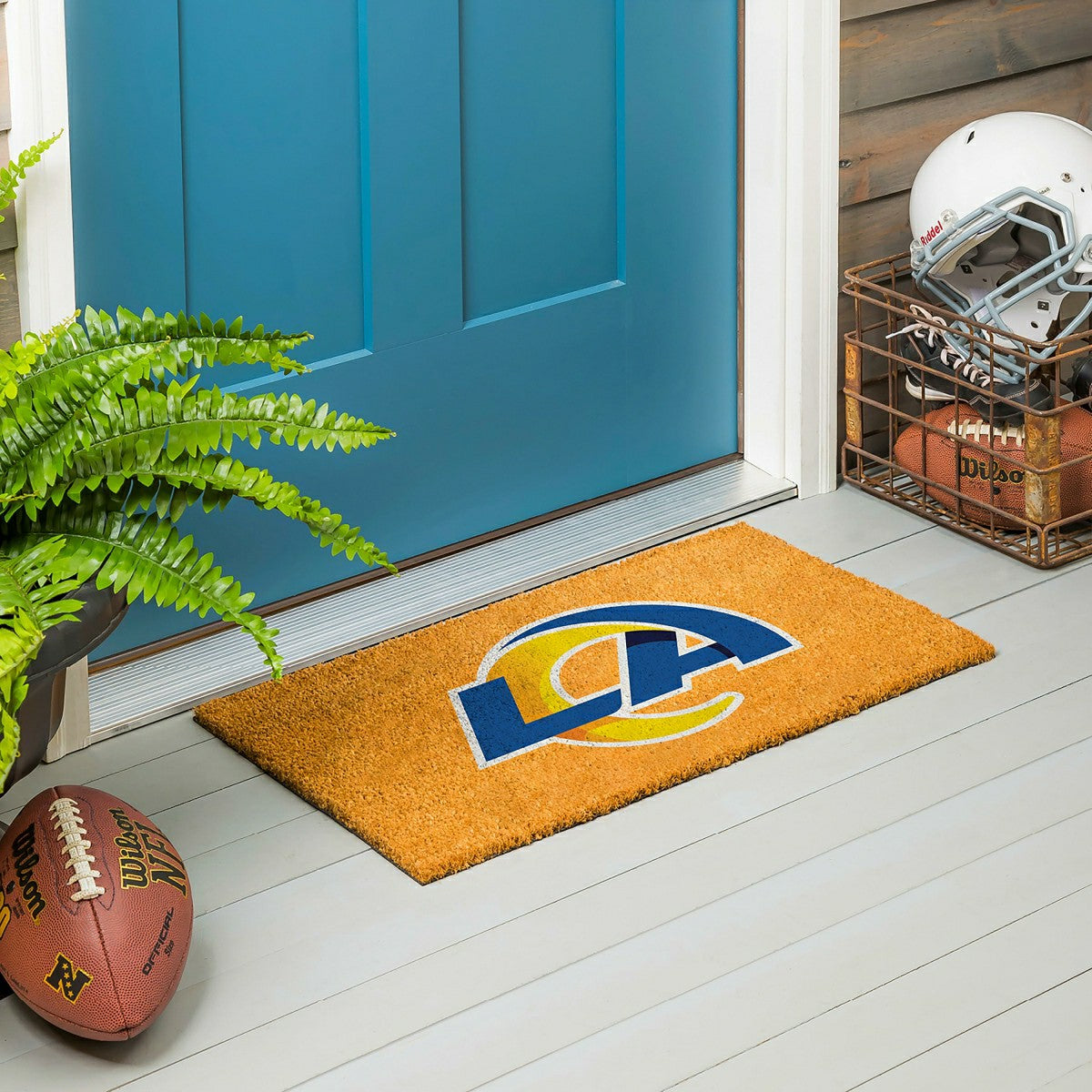 Coir Mat, 16"x28", Los Angeles Rams - NFL