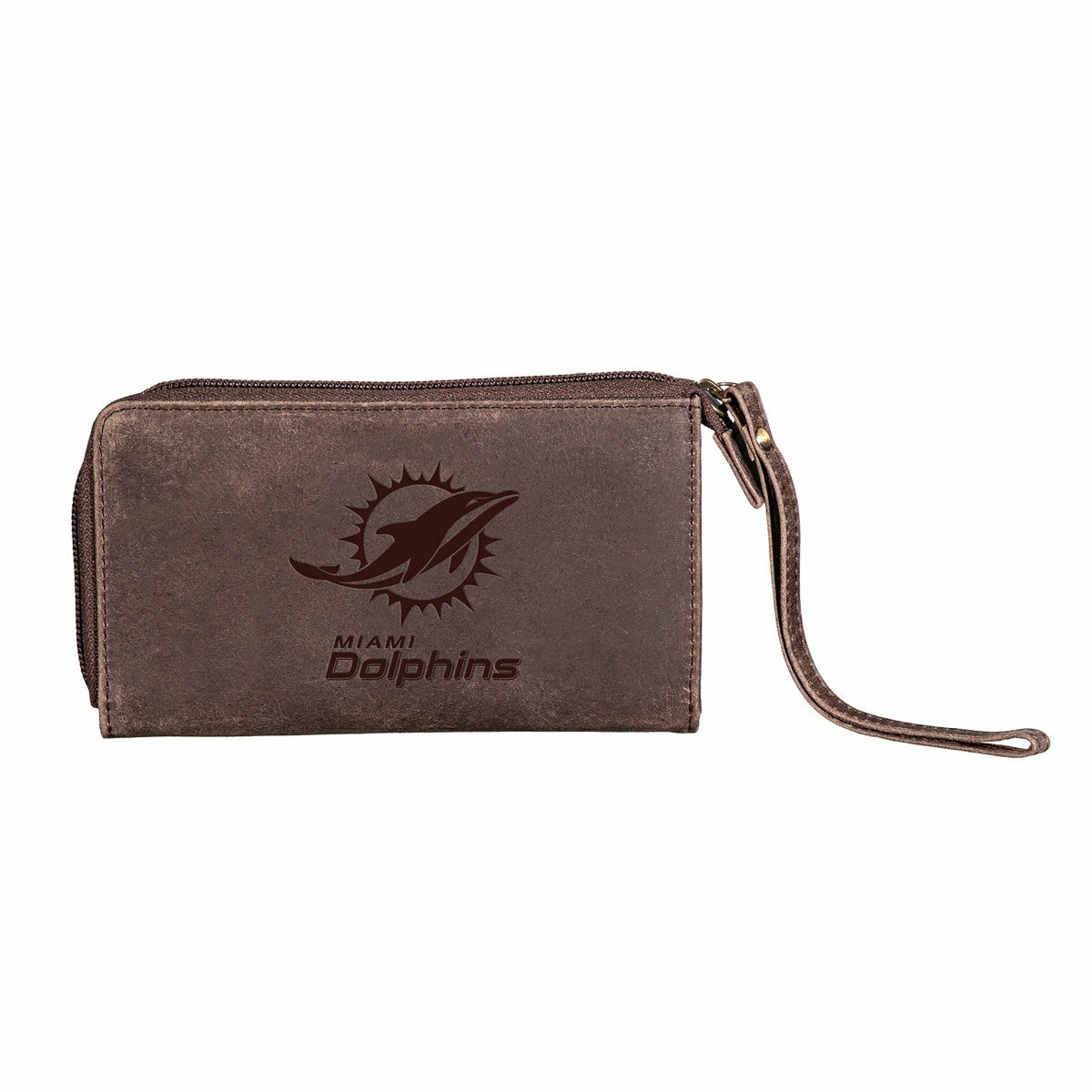 Wristlet Wallet, Brown, Miami Dolphins - NFL Home