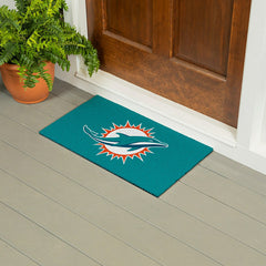 Full Color PVC Mat, 16" x 28", Miami Dolphins - NFL