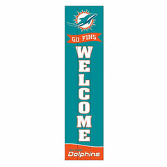 Miami Dolphins Large Single Sided Leaner, 46" - NFL Home