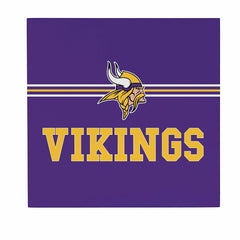 Minnesota Vikings Wood Wall Sign, 12x12 - NFL Home