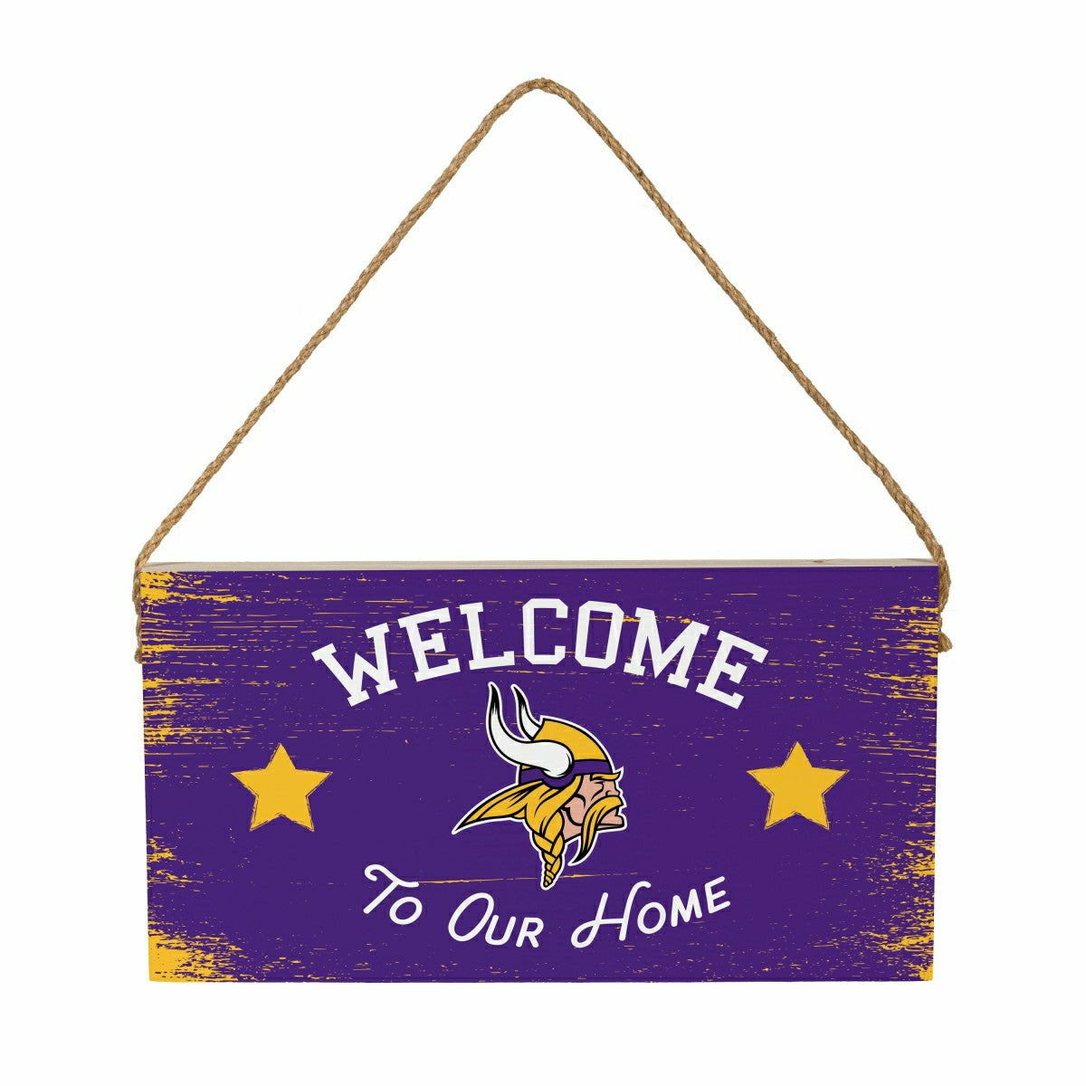 Minnesota Vikings Wood Wall Sign, 6x11 - NFL Home