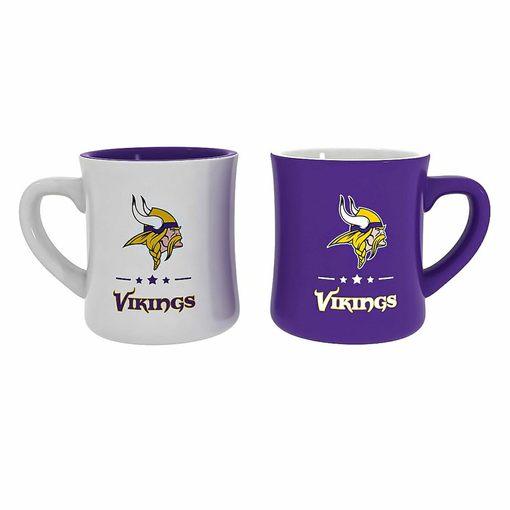 Minnesota Vikings 10oz Ceramic Cup Set, 2pc - NFL