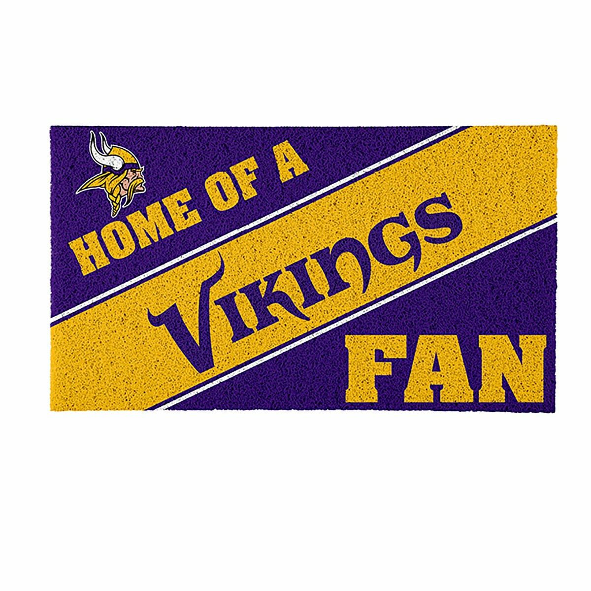 Minnesota Vikings, PVC Mat COLOR, Home of a Fan - NFL
