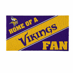Minnesota Vikings, PVC Mat COLOR, Home of a Fan - NFL