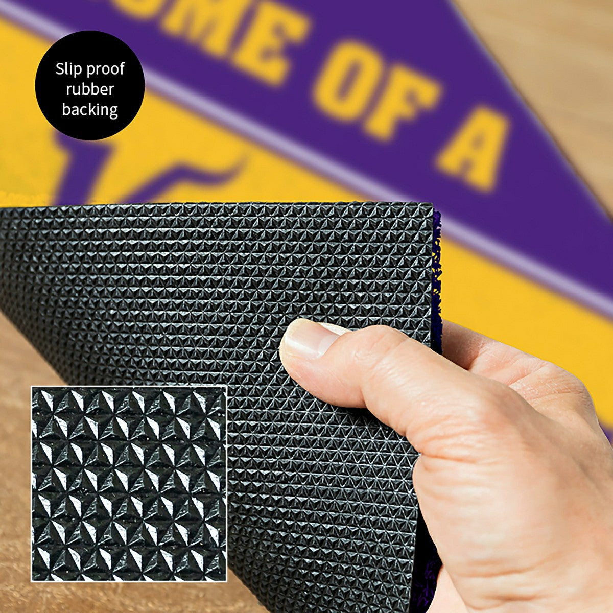 Minnesota Vikings, PVC Mat COLOR, Home of a Fan - NFL