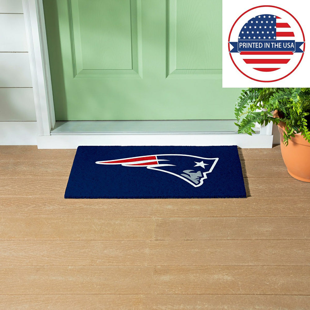 Full Color PVC Mat, 16" x 28", New England Patriots - NFL