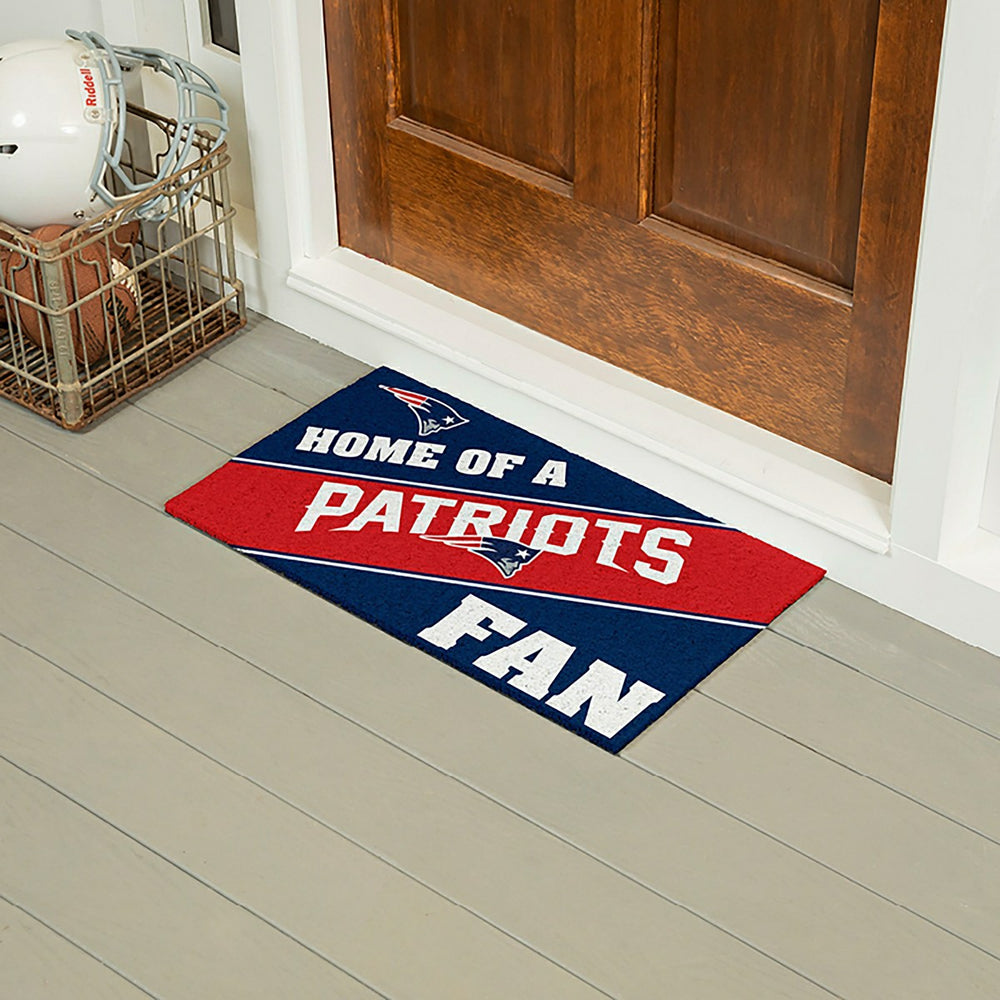 New England Patriots, PVC Mat COLOR, Home of a Fan - NFL