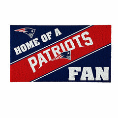 New England Patriots, PVC Mat COLOR, Home of a Fan - NFL