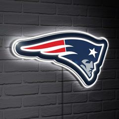 New England Patriots LED Wall Decor, Glazelite, Logo - NFL Home