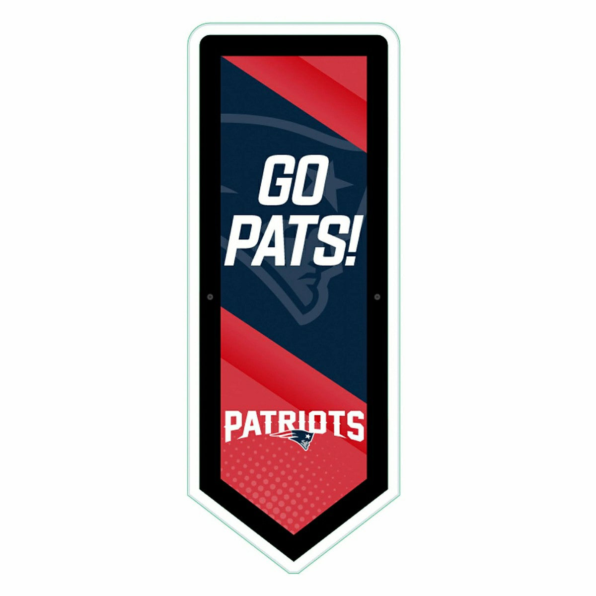 LED Wall Decor, Pennant, New England Patriots - NFL Home