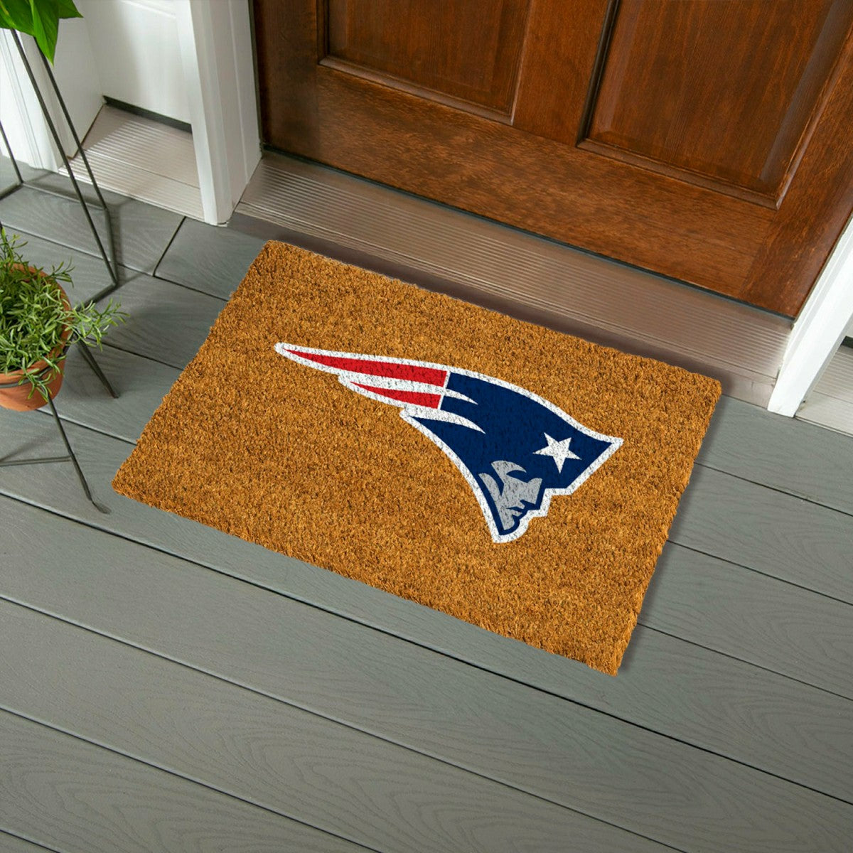 Coir Mat, 16"x28", New England Patriots - NFL