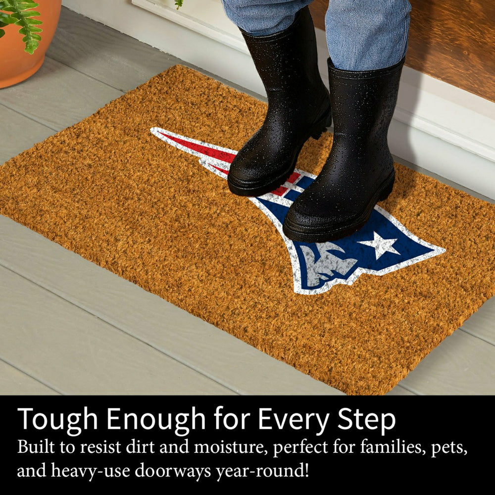 Coir Mat, 16"x28", New England Patriots - NFL