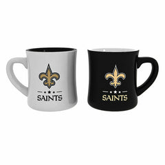 New Orleans Saints 10oz Ceramic Cup Set, 2pc - NFL