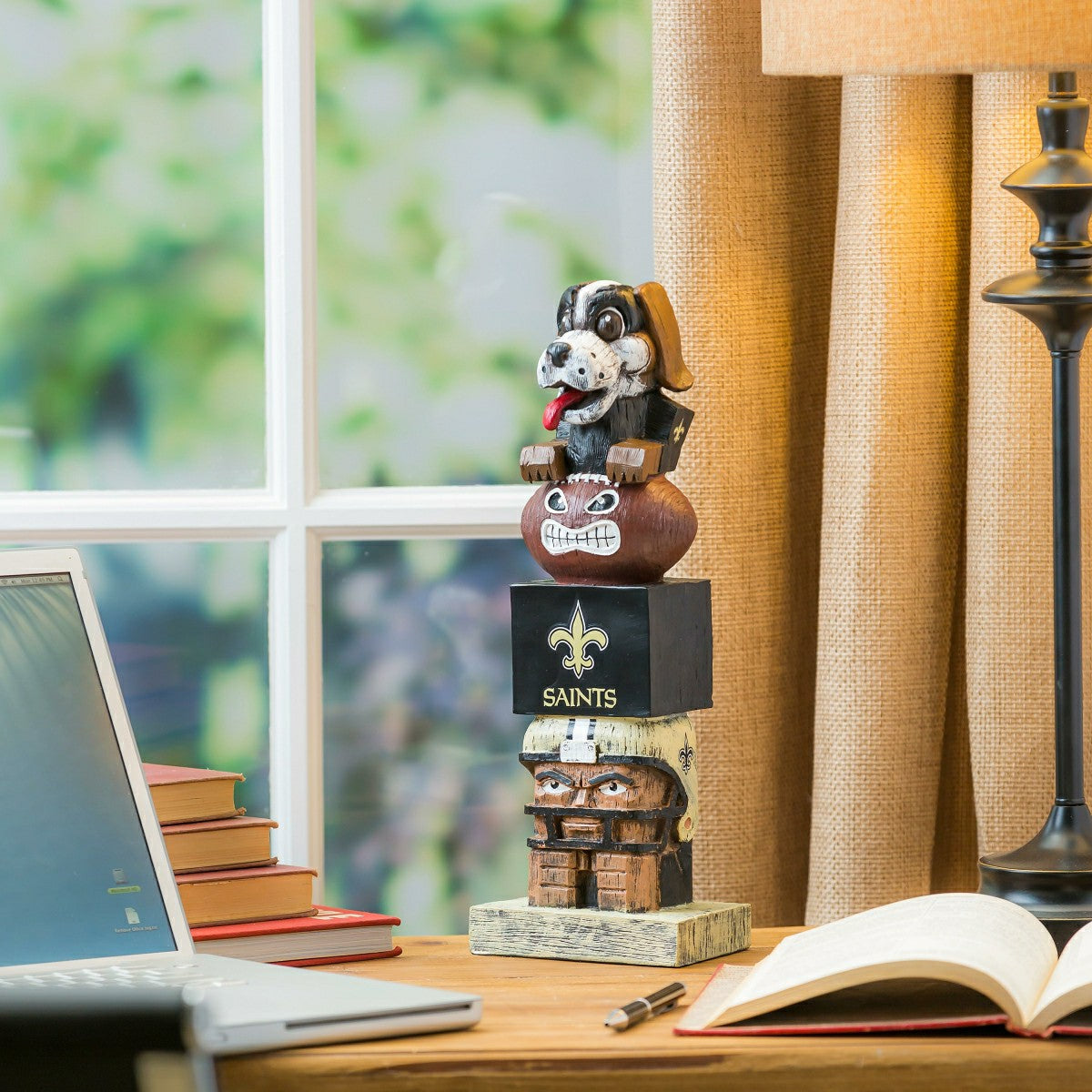 New Orleans Saints Tiki Team Totem Garden Statue - NFL Home