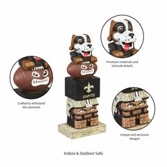 New Orleans Saints Tiki Team Totem Garden Statue - NFL Home