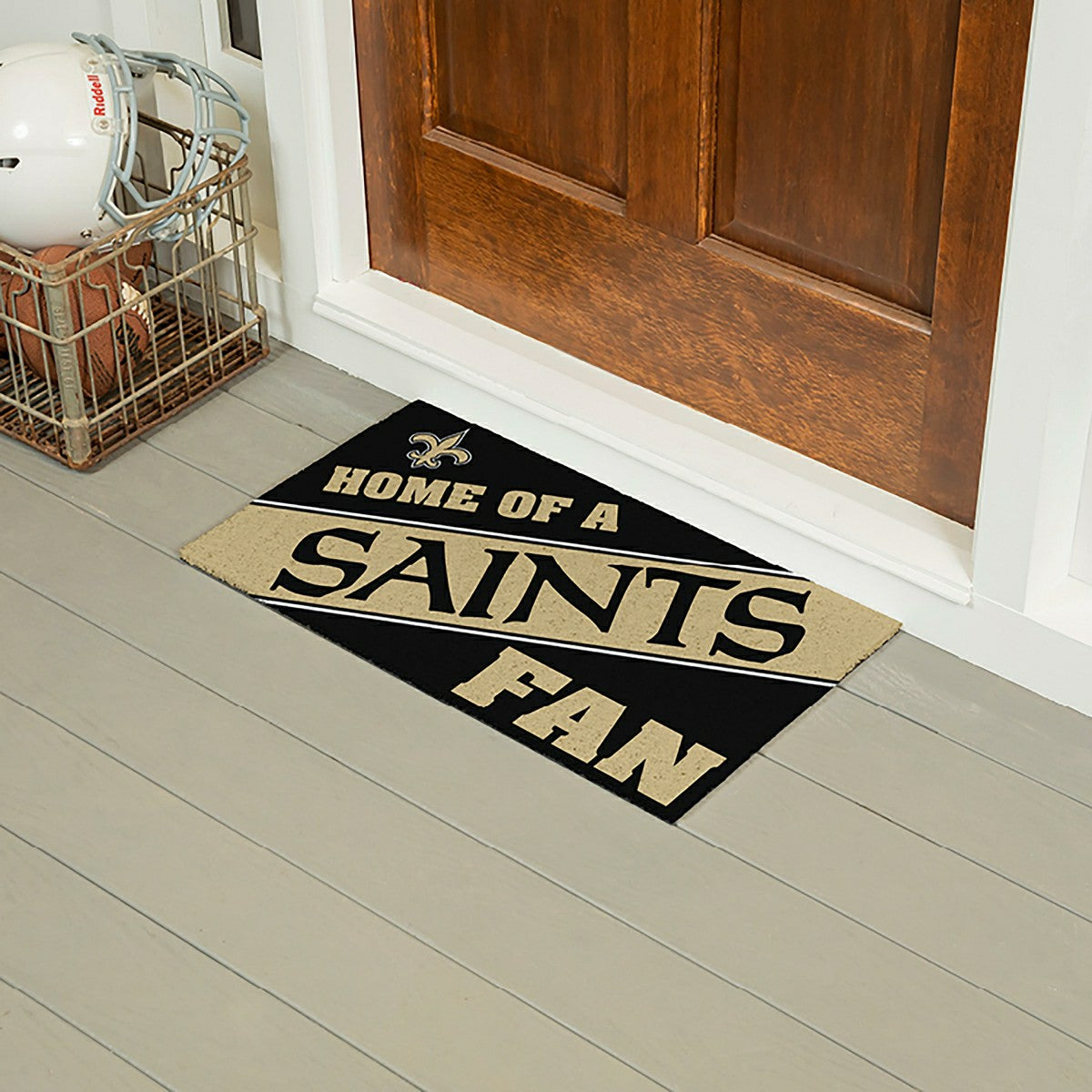 New Orleans Saints, PVC Mat COLOR, Home of a Fan - NFL