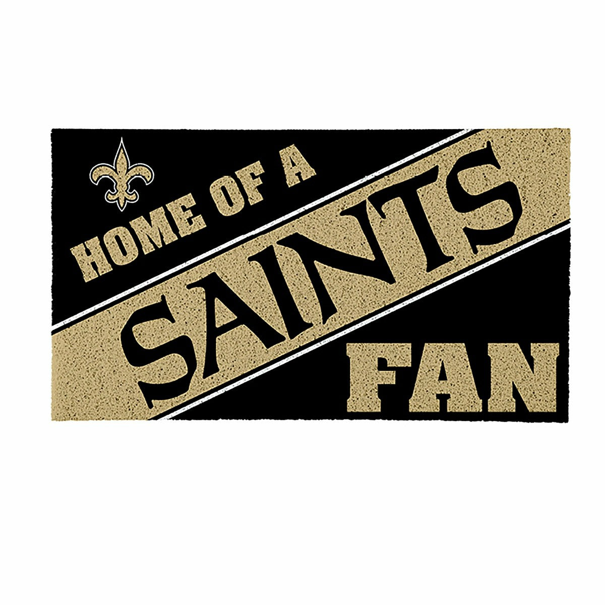 New Orleans Saints, PVC Mat COLOR, Home of a Fan - NFL