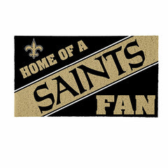 New Orleans Saints, PVC Mat COLOR, Home of a Fan - NFL