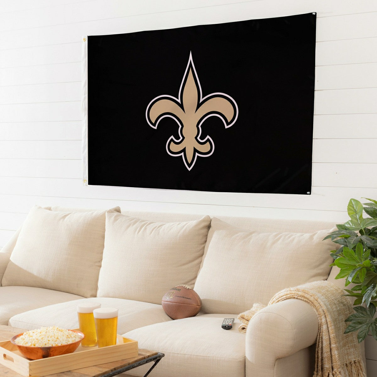 New Orleans Saints Single Sided Estate Flag with 2 Grommets, 3'x5' - NFL Home