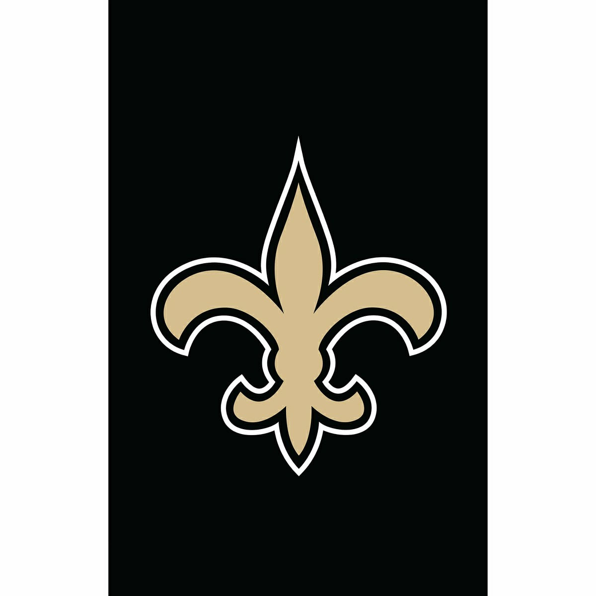New Orleans Saints Applique Garden Flag - NFL Home