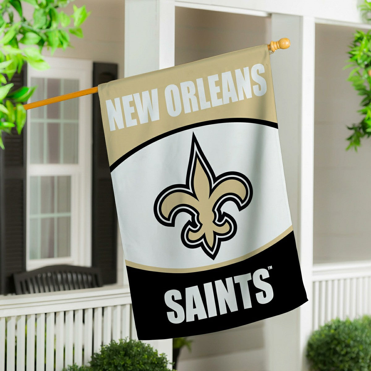 New Orleans Saints Suede House Flag - NFL