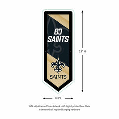 LED Wall Decor, Pennant, New Orleans Saints - NFL Home