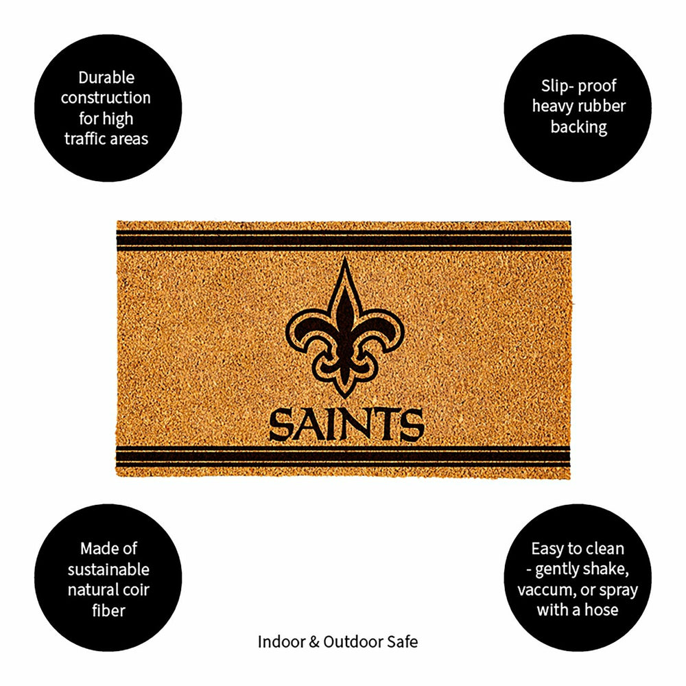 New Orleans Saints, Coir Mat 1C - NFL