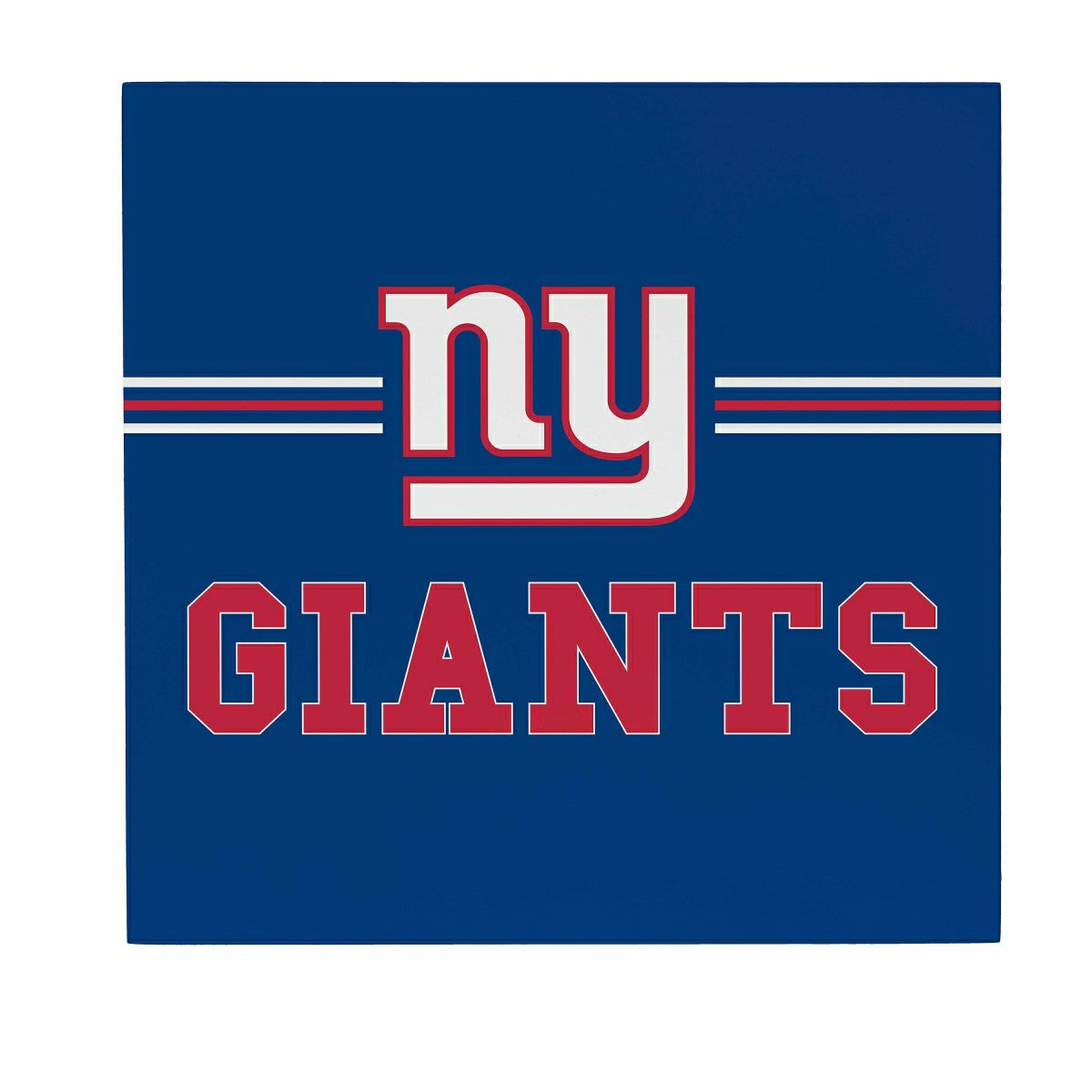 New York Giants Wood Wall Sign, 12x12 - NFL Home