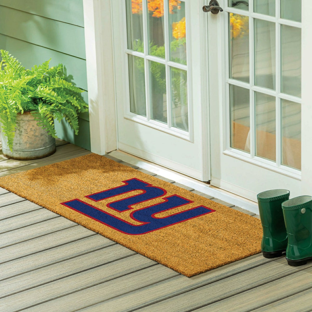 New York Giants Extra Large Full Color Coir Mat, 60"x24" - NFL