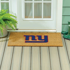 New York Giants Large Full Color Coir Mat, 36"x24" - NFL