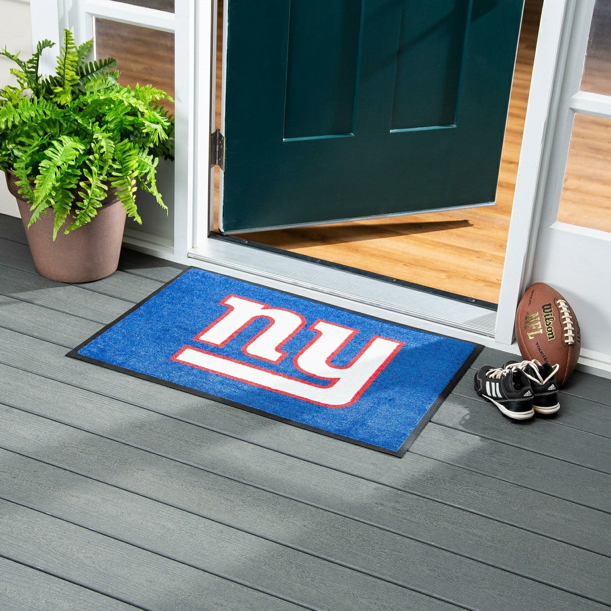 2'x3' USA Made Indoor/Outdoor Entryway Mat, New York Giants - NFL
