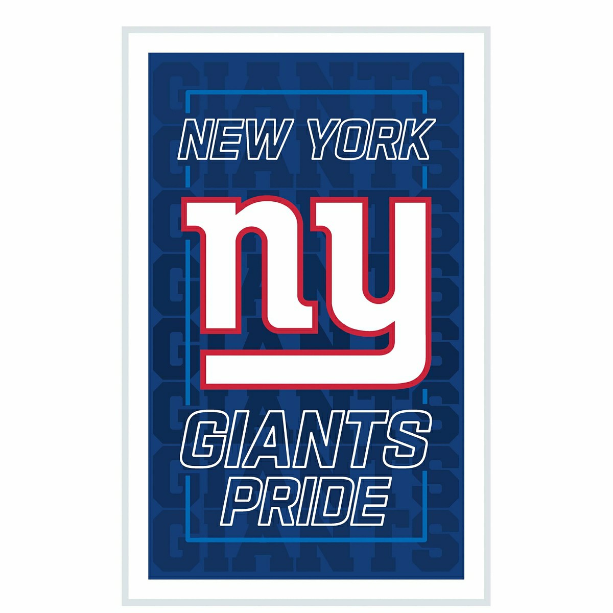 New York Giants NFL Football Rectangle Neolite LED Decor - NFL Home