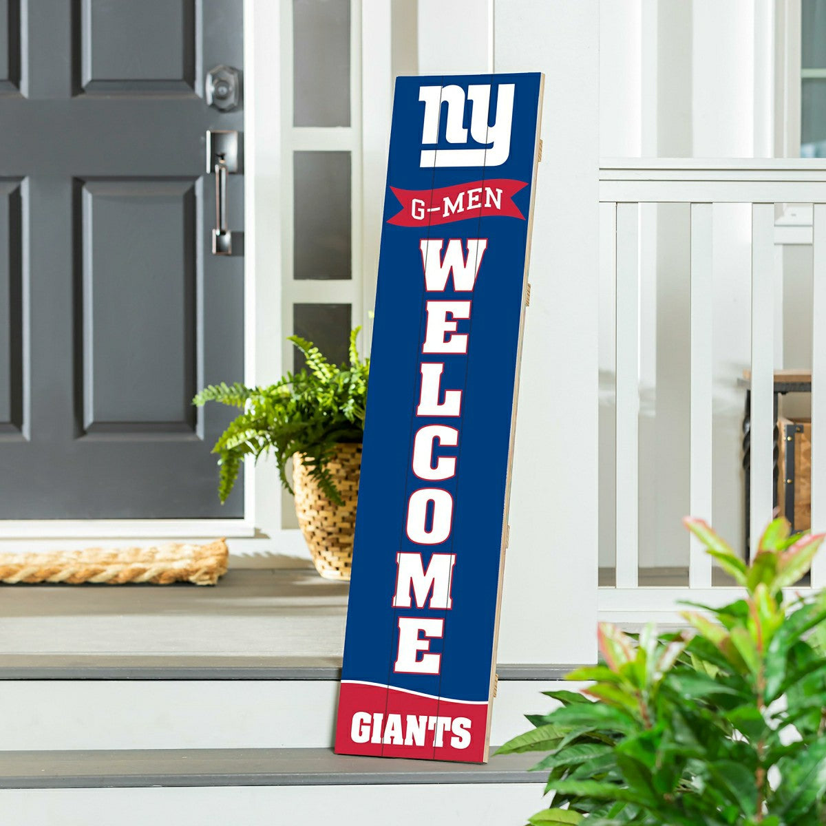 New York Giants Large Single Sided Leaner, 46" - NFL Home