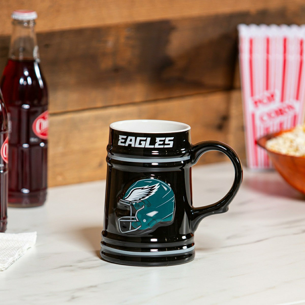 Philadelphia Eagles Ceramic Stein Cup, 24oz - NFL Home