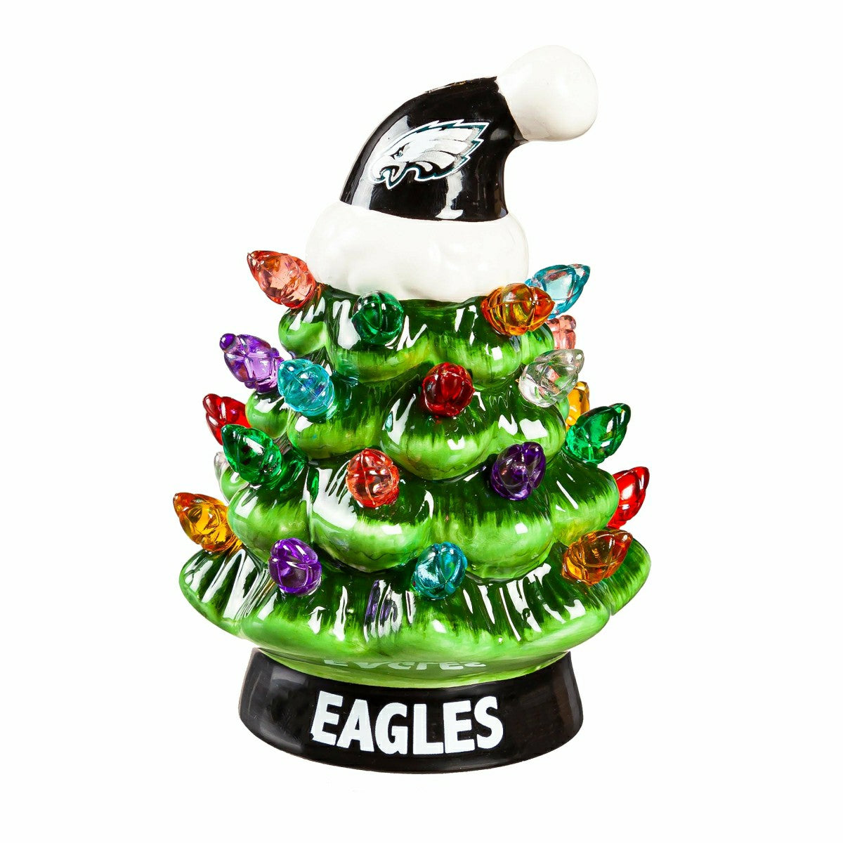 4" Mini LED Tabletop Christmas Tree, Set of 2, Philadelphia Eagles - NFL Home