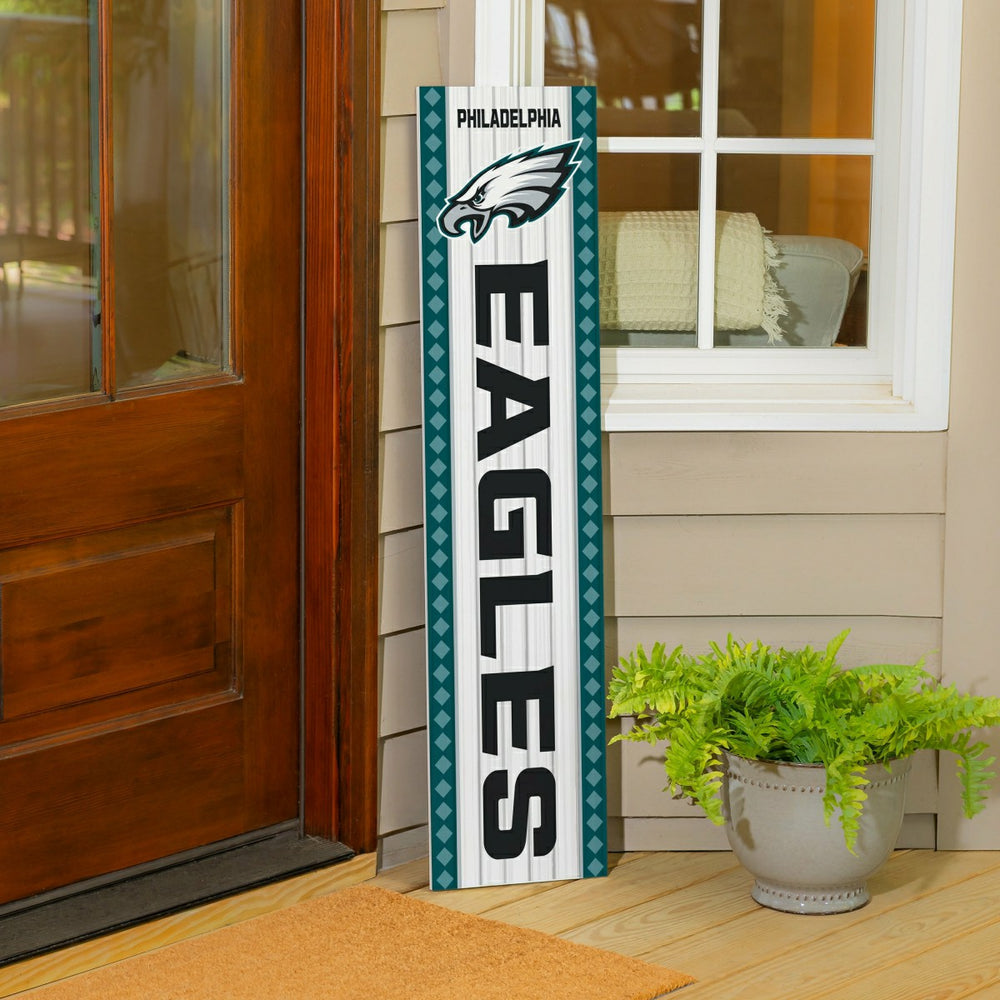 47" Double Sided Leaner, Philadelphia Eagles, Christmas - NFL Home